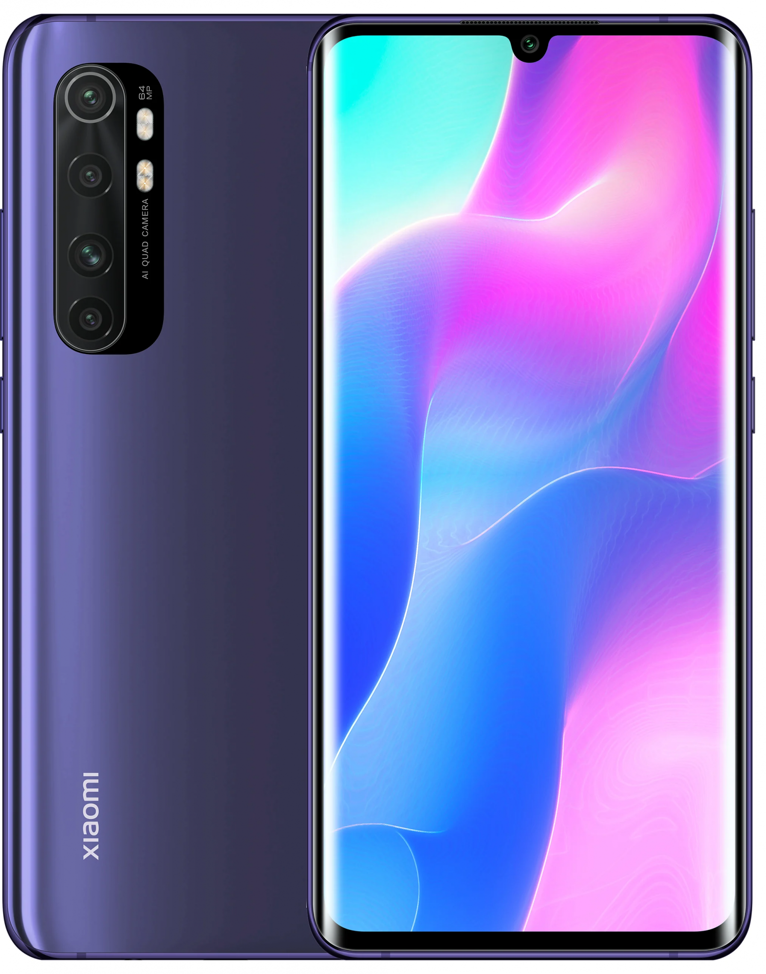 Смартфон Xiaomi Mi Note 10 GLOBAL Lite Nebula Purple (M2002F4LG) 6/128GB –  купить в интернет-магазине Донецка по низкой цене